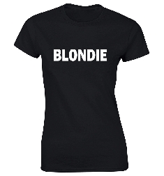 koszulka damska czarna BLONDIE